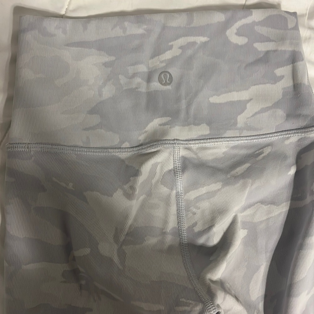 Lululemon white camo leggings